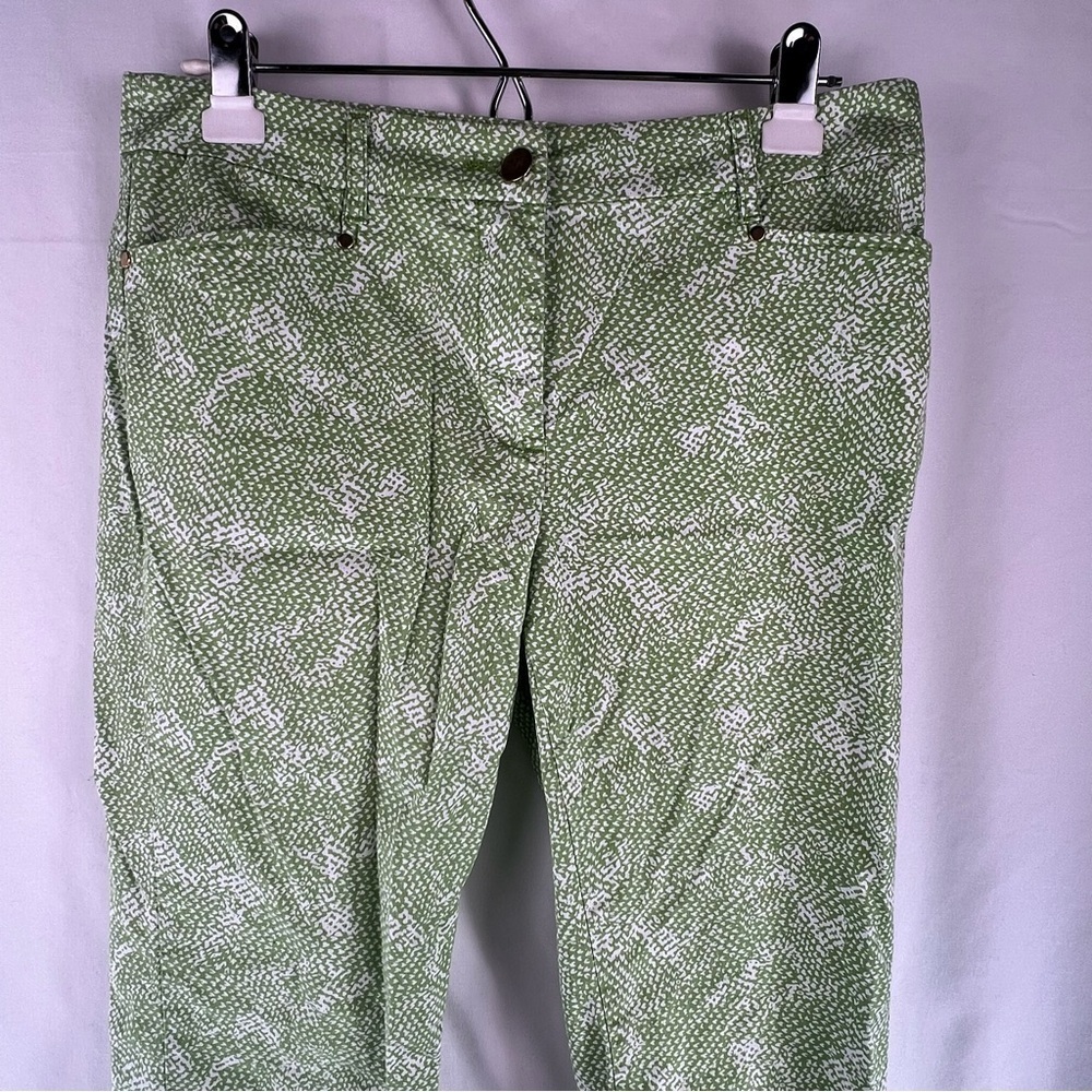 Charter Club Modern - Women’s Pants - Size 6 - Green and White Pattern - Picture 6 of 10